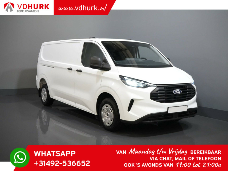 Ford Transit Custom Bestelbus 320 2.0 TDCI 170 pk Aut. L2 Trend BPM VRIJ 5J/ 200.000 km Garantie/ LED/ Carplay/ Camera/ PDC/ Cruise/ Airco