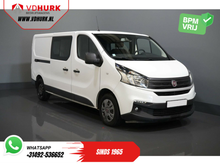 Fiat Talento Van 2.0 MJ 120 ch L2 DC Double Cab EXPORT SEULEMENT Navi/ Croisière/ Caméra/ PDC/ Airco/ Crochet d'attelage