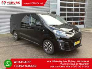 Citroën Jumpy Vans 2.0 BlueHDI 180 hp L3 DC Double Cab Aut. 2xSliding/ Towbar/ Seatverw./ Navi/ CarPlay/ Camera/ PDC/ Cruise/ Clima/ LED