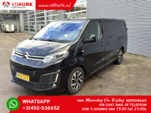 Citroën Jumpy Vans 2.0 BlueHDI 180 hp L3 DC Double Cab Aut. 2xSliding/ Towbar/ Seatverw./ Navi/ CarPlay/ Camera/ PDC/ Cruise/ Clima/ LED