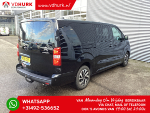 Citroën Jumpy Vans 2.0 BlueHDI 180 hp L3 DC Double Cab Aut. 2xSliding/ Towbar/ Seatverw./ Navi/ CarPlay/ Camera/ PDC/ Cruise/ Clima/ LED