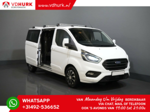 Ford Transit Custom Van 2.0 TDCI 170 к.с. авт. L2 DC Подвійна кабіна/ Підігрів підлоги/ 2x зсувні двері/ CarPlay/ Бі-ксенон/ Сидіння з електроприводом/ Круїз/ Клімат-контроль/ Фаркоп