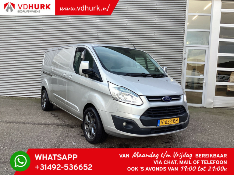 Ford Transit Custom Van 2.2 TDCI 155 CV L2 Calefacción asiento/ Inversor/ Cámara/ Navi/ 18'' LMV/ Cruise/ PDC V+A Airco/ Towbar