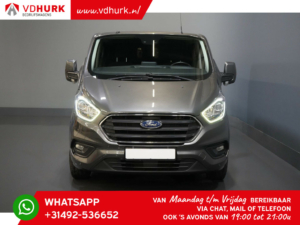 Ford Transit Custom Van 300 2.0 TDCI 170cv Aut. L2 Limited DC Doble Cabina/ 2x puerta corredera/ Calefacción de pie/ Calefacción de asiento/ Navi/ Carplay/ Cámara/ PDC/ LMV/ Cr.