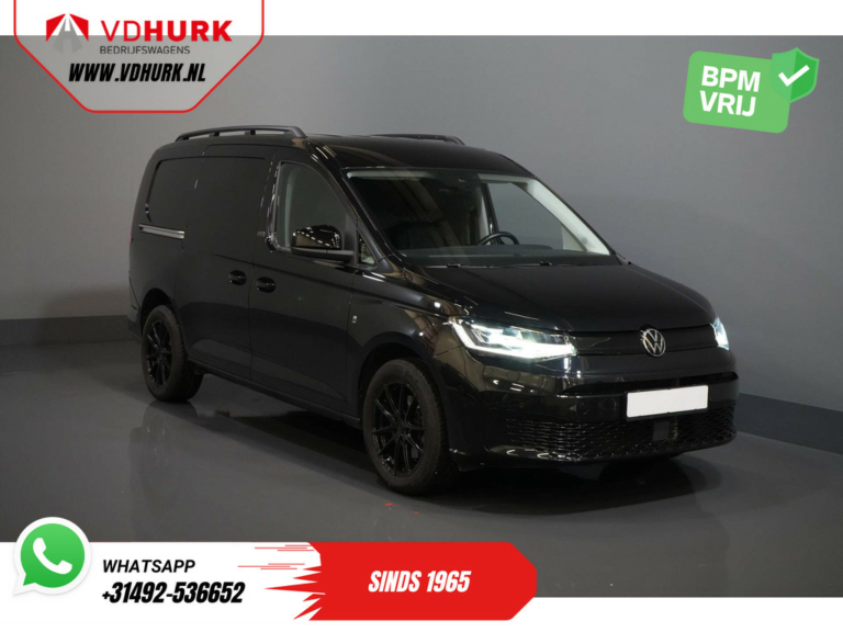 Volkswagen Caddy Cargo Maxi Van 2.0 TDI Black Edition 125 ch DSG Aut. BPM GRATUIT ! Ready2Go Leather/ Adapt. Cruise/ Virtual Cockpit/ Stand heater/ LED/ Seatverw./ Na