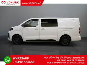 Citroën Jumpy Van 2.0 HDI 180cv Aut. L3 DC Doble Cabina/ 2x Puerta corredera/ Navi/ Carplay/ Cámara/ PDC/ Crucero/ Gancho de remolque/ Aire acondicionado.