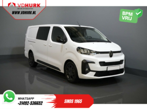 Citroën Jumpy Van 2.0 HDI 180 hp Aut DC Doppelkabine BPM FREE! 2x Schiebetür/ Virtual Cockpit/ Navi/ Carplay/ Kamera/ PDC/ Cruise/ Anhängerkupplung/ Air