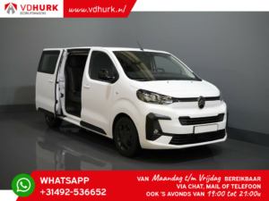 Citroën Jumpy Van 2.0 HDI 180cv Aut. L3 DC Doble Cabina/ 2x Puerta corredera/ Navi/ Carplay/ Cámara/ PDC/ Crucero/ Gancho de remolque/ Aire acondicionado.