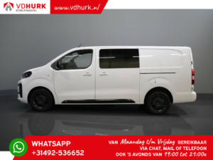 Citroën Jumpy Van 2.0 HDI 180cv Aut. L3 DC Doble Cabina/ 2x Puerta corredera/ Navi/ Carplay/ Cámara/ PDC/ Crucero/ Gancho de remolque/ Aire acondicionado.