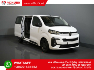 Citroën Jumpy Van 2.0 HDI 180cv Aut. L3 DC Doble Cabina/ 2x Puerta corredera/ Navi/ Carplay/ Cámara/ PDC/ Crucero/ Gancho de remolque/ Aire acondicionado.