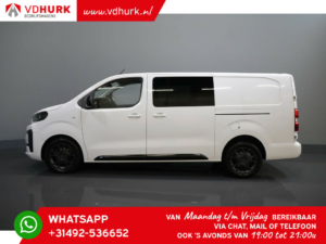 Citroën Jumpy Van 2.0 HDI 180cv Aut. L3 DC Doble Cabina/ 2x Puerta corredera/ Navi/ Carplay/ Cámara/ PDC/ Crucero/ Gancho de remolque/ Aire acondicionado.