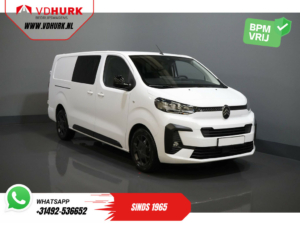 Citroën Jumpy Van 2.0 HDI 180 к.с. Aut DC Double Cab BPM БЕЗКОШТОВНО! 2х розсувні двері / Віртуальна кабіна / Наві / Carplay / Камера / PDC / Круїз / Фаркоп / Повітря