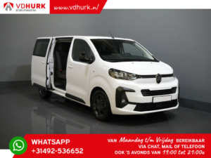 Citroën Jumpy Van 2.0 HDI 180cv Aut. L3 DC Doble Cabina/ 2x Puerta corredera/ Navi/ Carplay/ Cámara/ PDC/ Crucero/ Gancho de remolque/ Aire acondicionado.