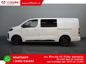 Citroën Jumpy Van 2.0 HDI 180cv Aut. L3 DC Doble Cabina/ 2x Puerta corredera/ Navi/ Carplay/ Cámara/ PDC/ Crucero/ Gancho de remolque/ Aire acondicionado.