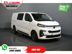 Citroën Jumpy Furgón 2.0 HDI 180 CV Aut DC Doble Cabina ¡BPM GRATIS! 2x Puerta corredera/ Virtual Cockpit/ Navi/ Carplay/ Camera/ PDC/ Cruise/ Towbar/ Air