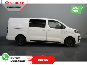 Citroën Jumpy Van 2.0 HDI 180 hp Aut DC Doppelkabine BPM FREE! 2x Schiebetür/ Virtual Cockpit/ Navi/ Carplay/ Kamera/ PDC/ Cruise/ Anhängerkupplung/ Air