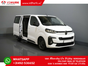 Citroën Jumpy Van 2.0 HDI 180cv Aut. L3 DC Doble Cabina/ 2x Puerta corredera/ Navi/ Carplay/ Cámara/ PDC/ Crucero/ Gancho de remolque/ Aire acondicionado.