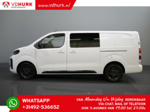 Citroën Jumpy Van 2.0 HDI 180cv Aut. L3 DC Doble Cabina/ 2x Puerta corredera/ Navi/ Carplay/ Cámara/ PDC/ Crucero/ Gancho de remolque/ Aire acondicionado.