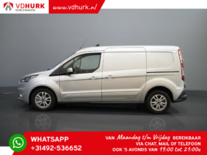 Ford Transit Connect Van 1.0 Ecoboost L2 Limited BPM FREE/ BENZINE/ 2x Porte coulissante/ 3pers/ Sièges chauffants/ Carplay/ Climatisation/ Caméra/ PDC/ LMV/ Croisière/ Attelage