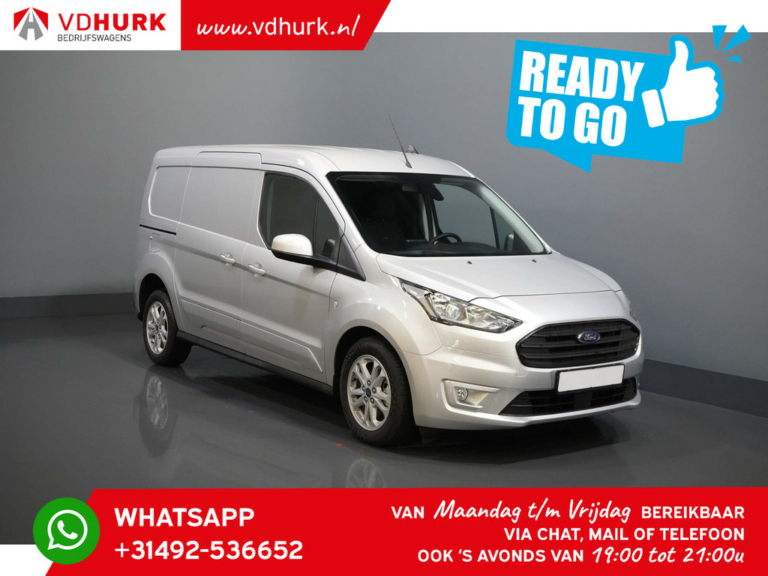 Ford Transit Connect Van 1.0 Ecoboost L2 Limited BPM GRATIS! BENZYNA/ 2x Drzwi przesuwne/ 3Pers./ Ogrzewanie siedzeń/ Carplay/ Klimatyzacja/ Kamera/ PDC/ LMV/ Cruise/ Towhaa