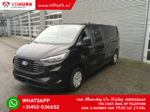 Ford Transit Custom Vans 2.0 TDCI L2 Trend Aut BPM FREE 5J/ 200,000 km Garantie/ 2.8t Remorquage amp/ 2x Porte coulissante/ Sièges chauffants/ Carplay/ LED/ Caméra/ PDC/ Cru