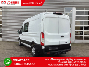 Ford Transit Van 2.0 TDCI 130 CV L3H2 DC Doppia Cabina 7 Pers. / Adapt. Crociera/ CarPlay/ PDC/ Navi/ Telecamera/ Airco/ Gancio di traino