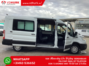 Ford Transit Van 2.0 TDCI 130 CV L3H2 DC Doppia Cabina 7 Pers. / Adapt. Crociera/ CarPlay/ PDC/ Navi/ Telecamera/ Airco/ Gancio di traino