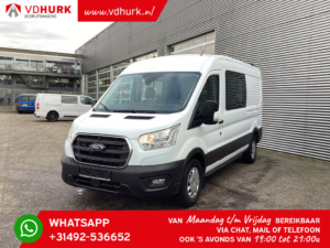 Ford Transit Van 2.0 TDCI 130 CV L3H2 DC Doppia Cabina 7 Pers. / Adapt. Crociera/ CarPlay/ PDC/ Navi/ Telecamera/ Airco/ Gancio di traino