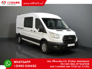 Ford Transit Van 2.0 TDCI 130 к.с. L3H2 DC Double Cab 7 Pers. / Адапт. Круїз / Ремінь безпеки / CarPlay / PDC / Navi / Камера / Airco / Фаркоп