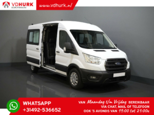 Ford Transit Van 2.0 TDCI 130 к.с. L3H2 DC Double Cab 7 Pers. / Адапт. Круїз / Ремінь безпеки / CarPlay / PDC / Navi / Камера / Airco / Фаркоп