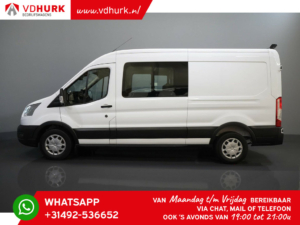 Ford Transit Van 2.0 TDCI 130 к.с. L3H2 DC Double Cab 7 Pers. / Адапт. Круїз / Ремінь безпеки / CarPlay / PDC / Navi / Камера / Airco / Фаркоп