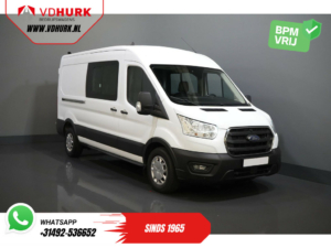 Ford Transit Van 2.0 TDCI 130 CP L3H2 DC Cabină dublă 7 Pers. / Adapt. Cruise/ Centura V.V./ CarPlay/ PDC/ Navi/ Camera/ Airco/ Towbar