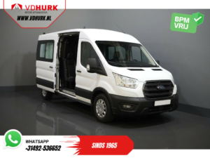 Ford Transit Van 2.0 TDCI 130 KM L3H2 DC Double Cab 7 os. / Adapt. Cruise/ Belt V.V./ CarPlay/ PDC/ Navi/ Kamera/ Airco/ Hak holowniczy