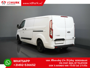 Ford Transit Custom Bestelbus 300 2.0 TDCI 130 pk Aut. L2 2x Schuifdeur/ Standkachel/ Stoelverw./ Carplay/ Cruise/ PDC V+A/ Camera