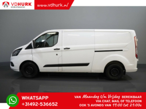 Ford Transit Custom Bestelbus 300 2.0 TDCI 130 pk Aut. L2 2x Schuifdeur/ Standkachel/ Stoelverw./ Carplay/ Cruise/ PDC V+A/ Camera