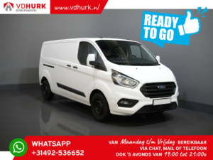 Ford Transit Custom Bestelbus 300 2.0 TDCI 130 pk Aut. L2 2x Schuifdeur/ Standkachel/ Stoelverw./ Carplay/ Cruise/ PDC V+A/ Camera