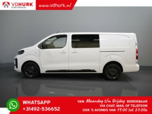 Citroën Jumpy Van 2.0 HDI 180hp Aut. L3 DC Double Cab/ 2x Sliding door/ Navi/ Carplay/ Camera/ PDC/ Cruise/ Towing hook/ Air conditioning