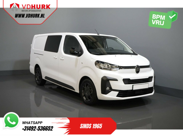 Citroën Jumpy Van 2.0 HDI 180 к.с. Aut DC Double Cab BPM БЕЗКОШТОВНО! 2х розсувні двері / Віртуальна кабіна / Наві / Carplay / Камера / PDC / Круїз / Фаркоп / Повітря