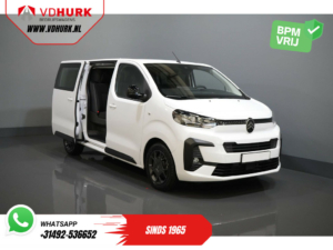 Citroën Jumpy Bestelbus 2.0 HDI 180 pk Aut. DC Dubbel Cabine BPM VRIJ! 2x Schuifdeur/ Virtual Cockpit/ Navi/ Carplay/ Camera/ PDC/ Cruise/ Trekhaak/ Air