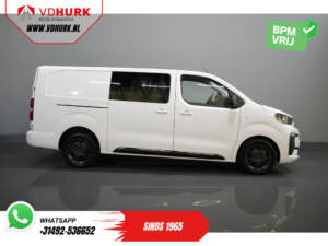 Citroën Jumpy Van 2.0 HDI 180 к.с. Aut DC Double Cab BPM БЕЗКОШТОВНО! 2х розсувні двері / Віртуальна кабіна / Наві / Carplay / Камера / PDC / Круїз / Фаркоп / Повітря