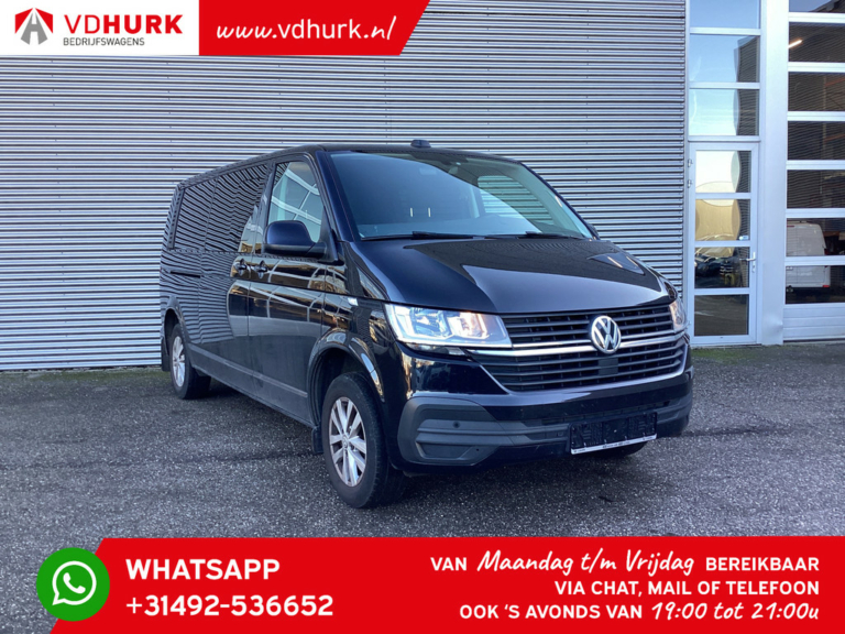 Volkswagen Transporter Van T6 2.0 TDI 150 CP DSG Aut. L2 DC Cabină dublă Adapt. Cruise/ 2.5t remorcă/ Carplay/ PDC