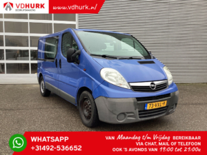 Opel Vivaro Van 2.5 CDTI 115 CP DC Cabină dublă 2x Ușă glisantă/ 6 Pers./ Airco/ PDC/ Cârlig de remorcare