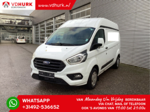 Ford Transit Custom Bestelbus 2.0 TDCI 130 pk L2H2 Adapt.Cruise/ 2.8t Trekverm./ CarPlay/ Navi/ Airco/ PDC