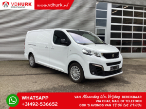 Peugeot Expert Bestelbus 2.0 HDi 145 pk Aut. L3 Xenon/ Standkachel/ Stoelverw/ Keyless/ Carplay/ Climate/ Camera/ PDC/ Cruise/ Trekhaak