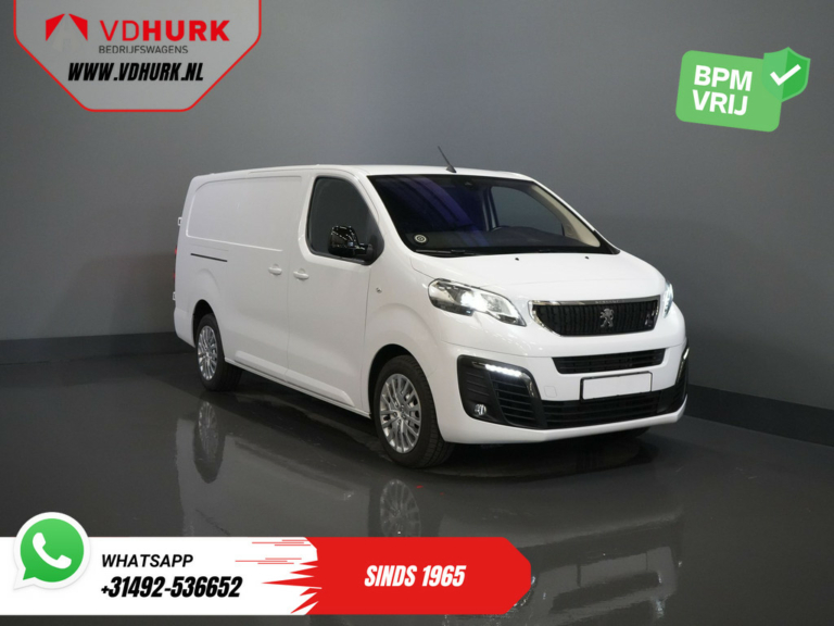 Peugeot Expert Bestelbus 2.0 HDi 145 pk Aut. L3 Xenon/ Standkachel/ Stoelverw/ Keyless/ Carplay/ Climate/ Camera/ PDC/ Cruise/ Trekhaak