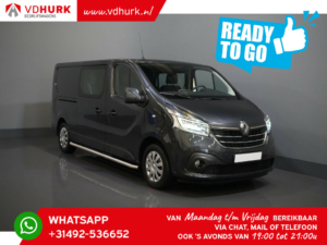 Renault Trafic Van 2.0 dCi 120 к.с. L2 DC Подвійна кабіна/ LED/ CarPlay/ Navi/ Cruise/ PDC/ Бокові панелі/ Фаркоп