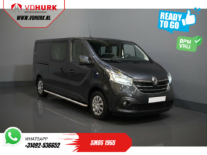 Renault Trafic Van 2.0 dCi 120 к.с. L2 DC Double Cab BPM БЕЗКОШТОВНО! Ready2Go LED/ CarPlay/ Navi/ Cruise/ PDC/ бічні панелі/ фаркоп