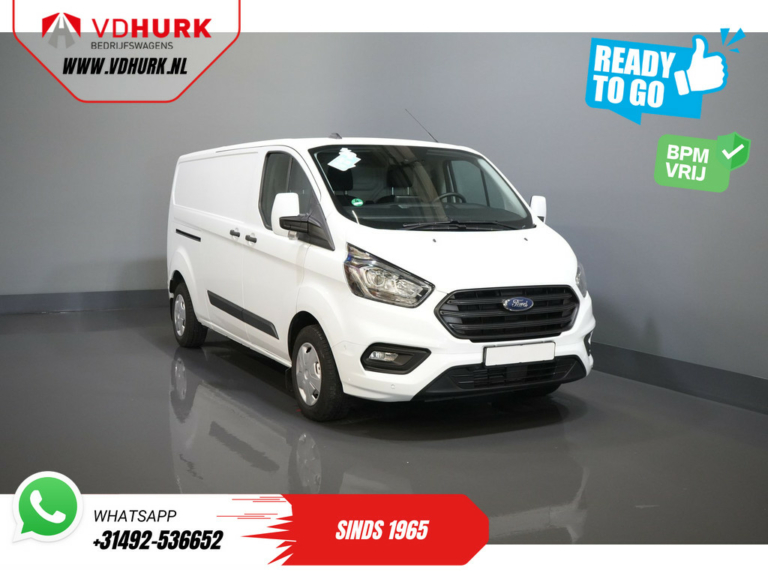 Ford Transit Custom Bestelbus 2.0 TDCI L2 Trend BPM VRIJ! Ready2Go Adapt.Cruise/ Navi/ Carplay/ Camera/ PDC/ Trekhaak/ Airco