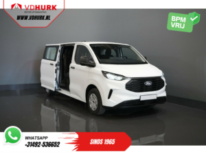 Ford Transit Custom Bestelbus 320 2.0 TDCI 136 pk L2 Trend BPM VRIJ! DC Dubbel Cabine/ 5 jaar/200.000 km Garantie/ Carplay/ Climate/ Camera/ PDC/ Cruise