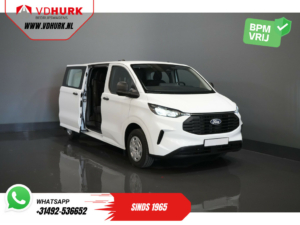 Ford Transit Custom Bestelbus 320 2.0 TDCI 136 pk L2 Trend BPM VRIJ! DC Dubbel Cabine/ 5 jaar/200.000 km Garantie/ Carplay/ Climate/ Camera/ PDC/ Cruise